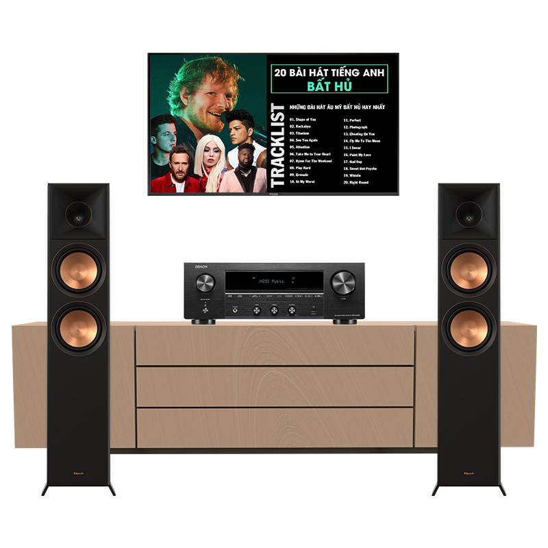 Dàn nghe nhạc Denon GT57 (Klipsch RP6000F II, Denon DRA 900H) Dàn nghe nhạc Denon GT57 (Klipsch RP6000F II, Denon DRA 900H)