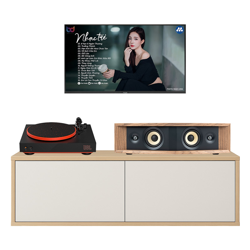 Dàn nghe nhạc mini JBL NH01 (JBL L42ms Music System, Đầu đĩa than JBL Spinner BT) Dàn nghe nhạc mini JBL NH01 (JBL L42ms Music System, Đầu đĩa than JBL Spinner BT)