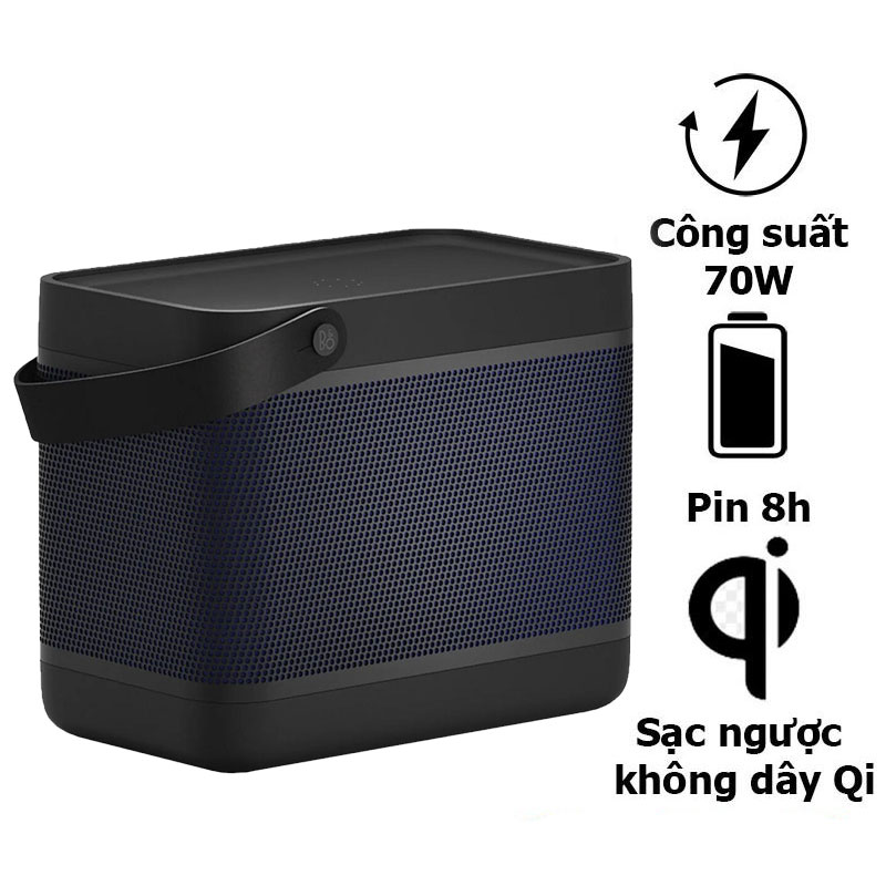 Loa B&O Beolit 20 Chính Hãng, Pin 8h, Công suất 70W, Bluetooth, AUX, Sạc Không Dây Qi Loa B&O Beolit 20 Chính Hãng, Pin 8h, Công suất 70W, Bluetooth, AUX, Sạc Không Dây Qi
