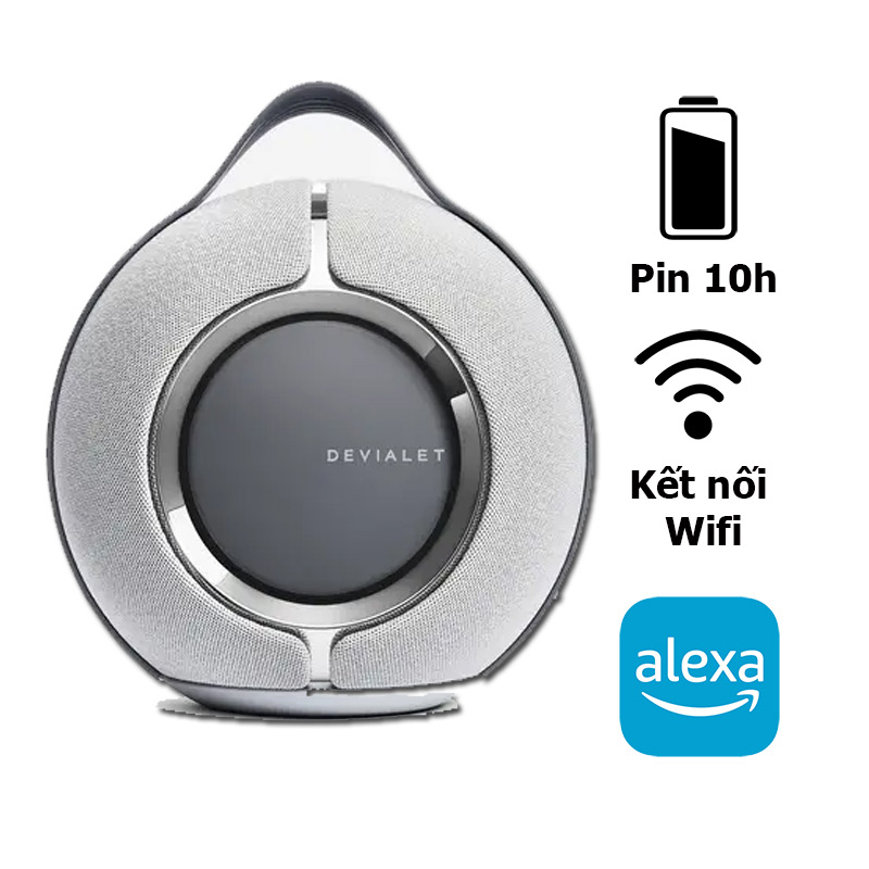 Loa Devialet Mania, Pin 10 giờ, Chống Nước IPX4, Công suất 176W, Bluetooth, Wifi Loa Devialet Mania, Pin 10 giờ, Chống Nước IPX4, Công suất 176W, Bluetooth, Wifi
