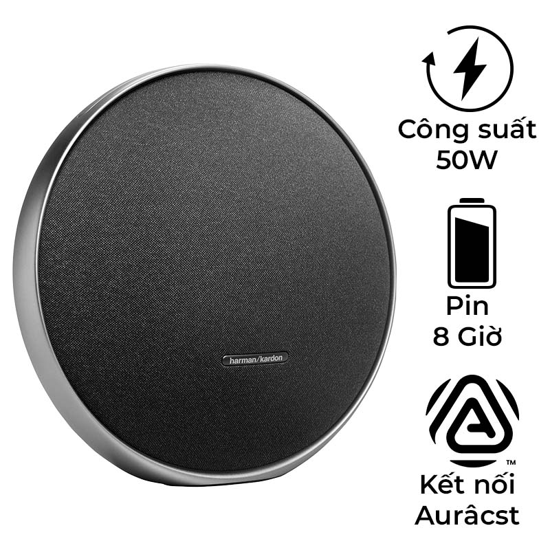 Loa Harman Kardon Onyx Studio 9, Pin 8h, Công Suất 50W, Bluetooth 5.3 Auracast, AUX, APP Harman Kardon One Loa Harman Kardon Onyx Studio 9, Pin 8h, Công Suất 50W, Bluetooth 5.3 Auracast, AUX, APP Harman Kardon One