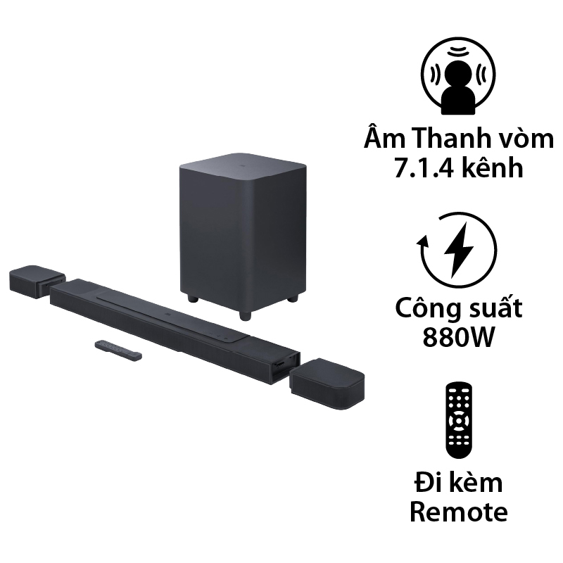 Loa JBL Bar 1000 Chính Hãng, Công Suất 880W 3D Dolby Atmos và DTS, Bluetooth 5.0, Wifi, HDMI, Optical (Âm Thanh Vòm Ảo 7.1.4 Kênh) Loa JBL Bar 1000 Chính Hãng, Công Suất 880W 3D Dolby Atmos và DTS, Bluetooth 5.0, Wifi, HDMI, Optical (Âm Thanh Vòm Ảo 7.1.4 Kênh)