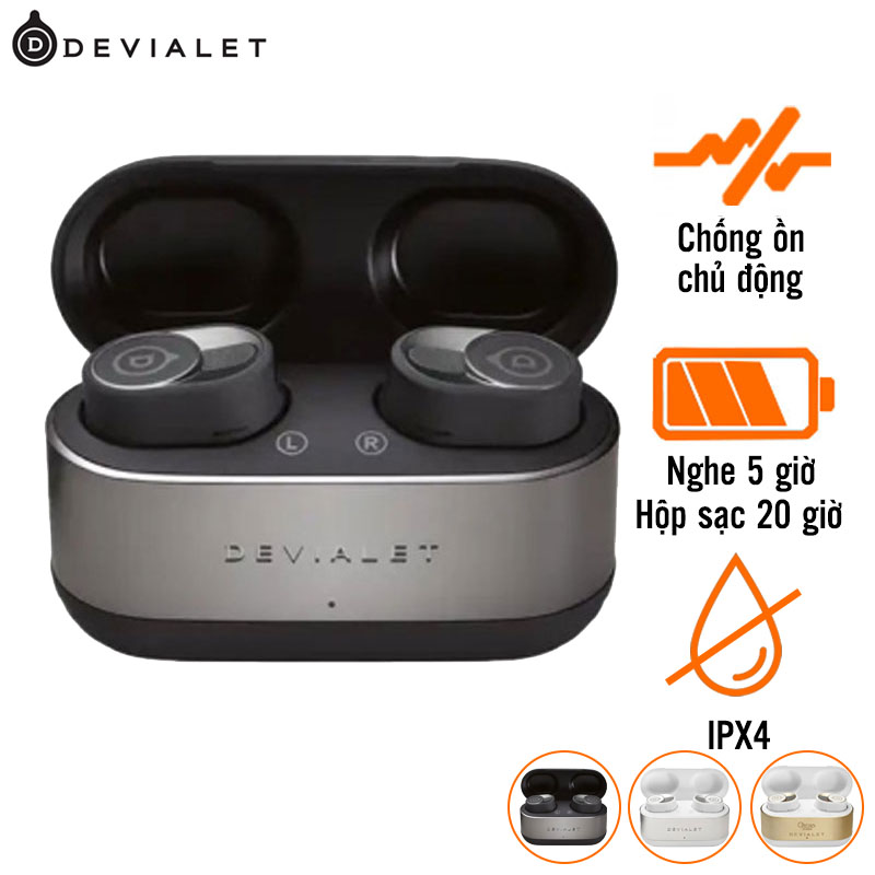 Tai Nghe Devialet Gemini 2 (II) (Không Dây, Chống Ồn, Bluetooth 5.2, Chống Nước IPX4) Tai Nghe Devialet Gemini 2 (II) (Không Dây, Chống Ồn, Bluetooth 5.2, Chống Nước IPX4)